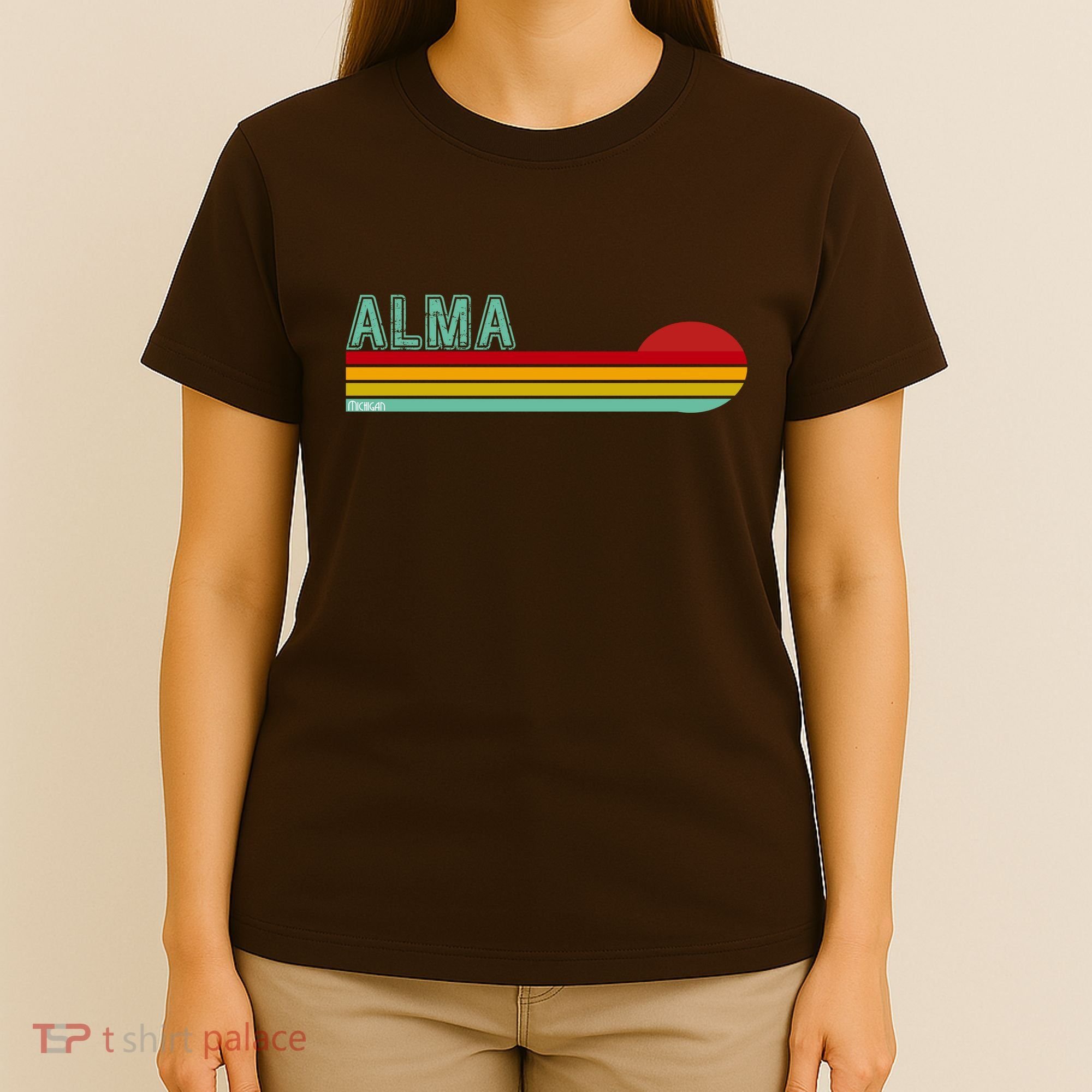 Retro Alma Michigan T-Shirt