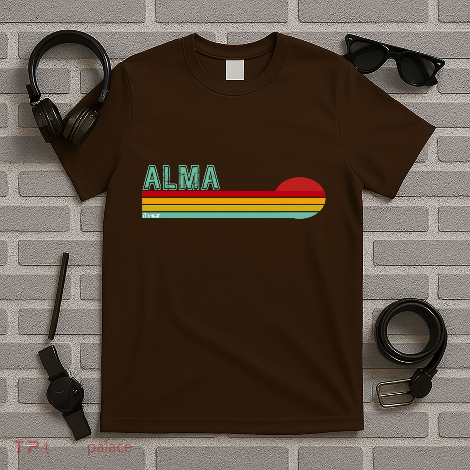 Retro Alma Michigan T-Shirt