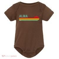 Retro Alma Michigan Baby Bodysuit thumb 0