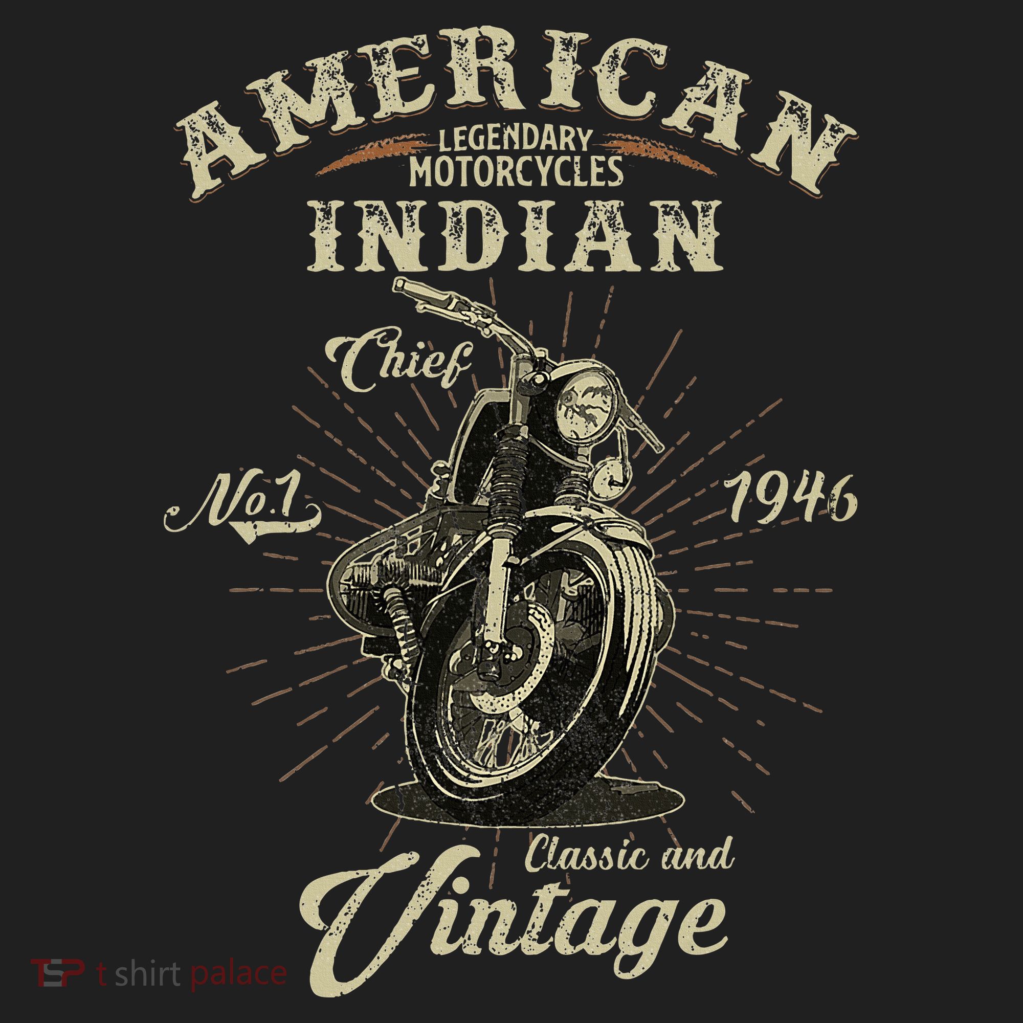 Retro American Motorcycle Indian For Old Biker 1946 Tumbler