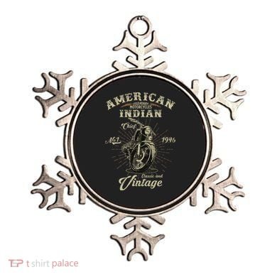 Retro American Motorcycle Indian For Old Biker 1946 Ornament