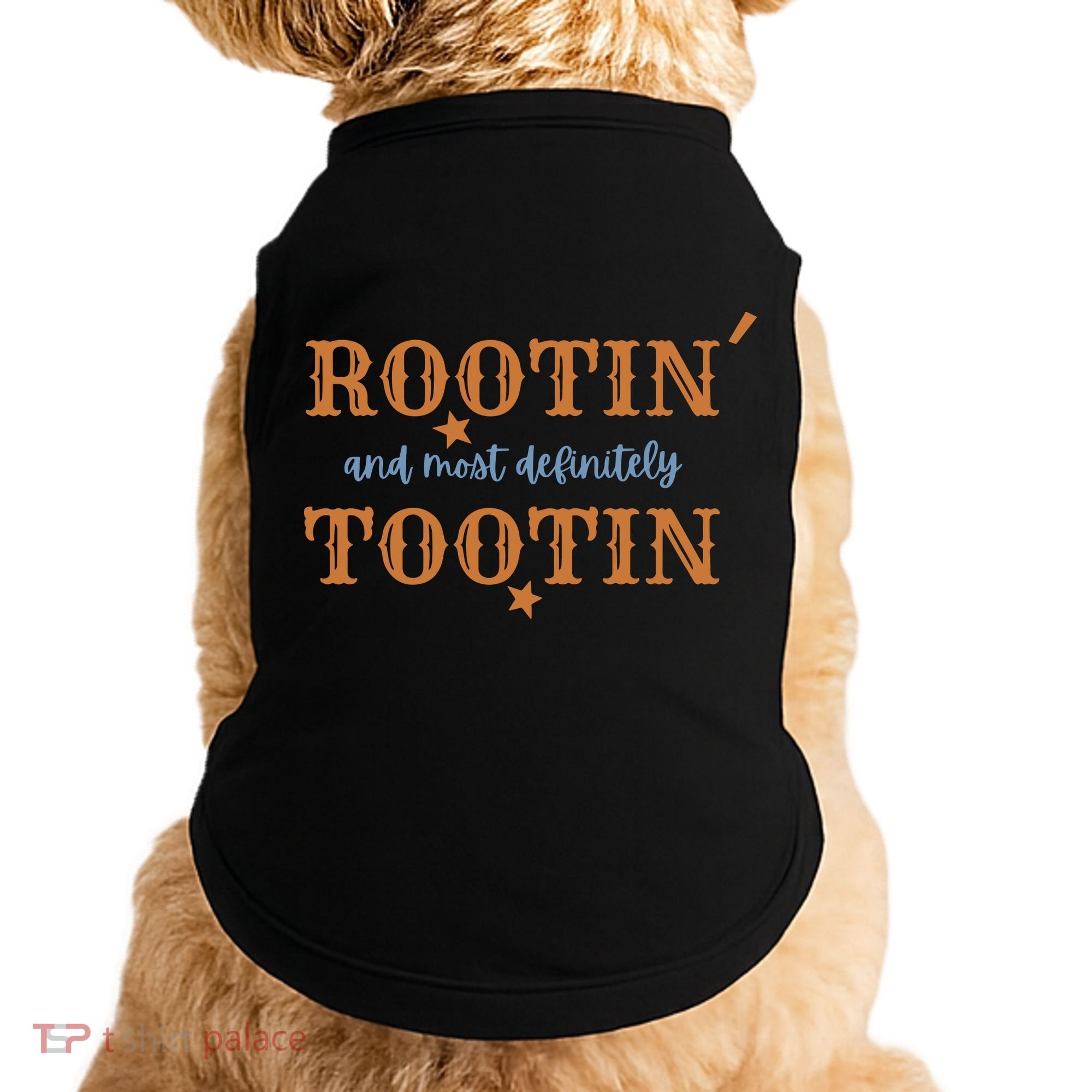 Rootin And Most Definitely Tootin Cowboy Doggie Tank