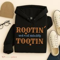 Rootin And Most Definitely Tootin Cowboy Hoodie thumb 4