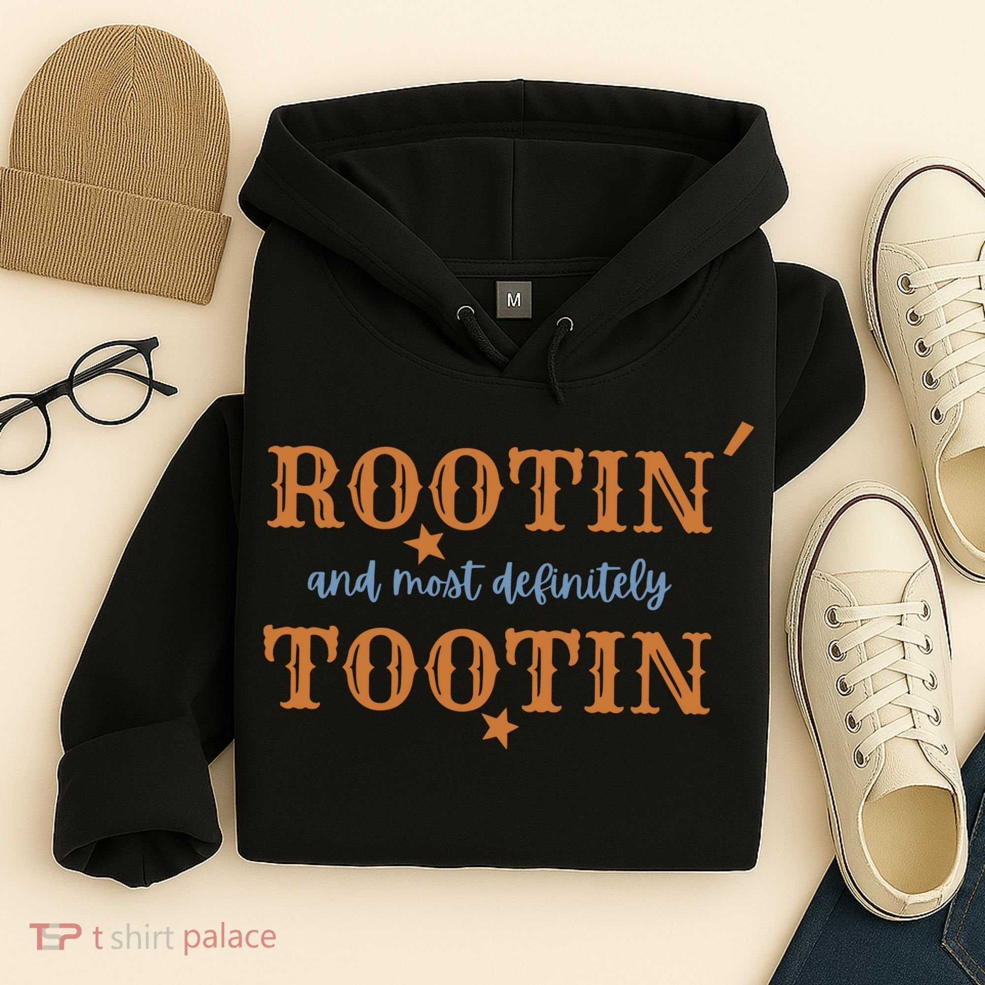 Rootin And Most Definitely Tootin Cowboy Hoodie