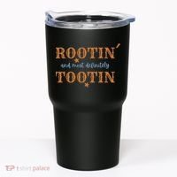 Rootin And Most Definitely Tootin Cowboy Tumbler thumb 0