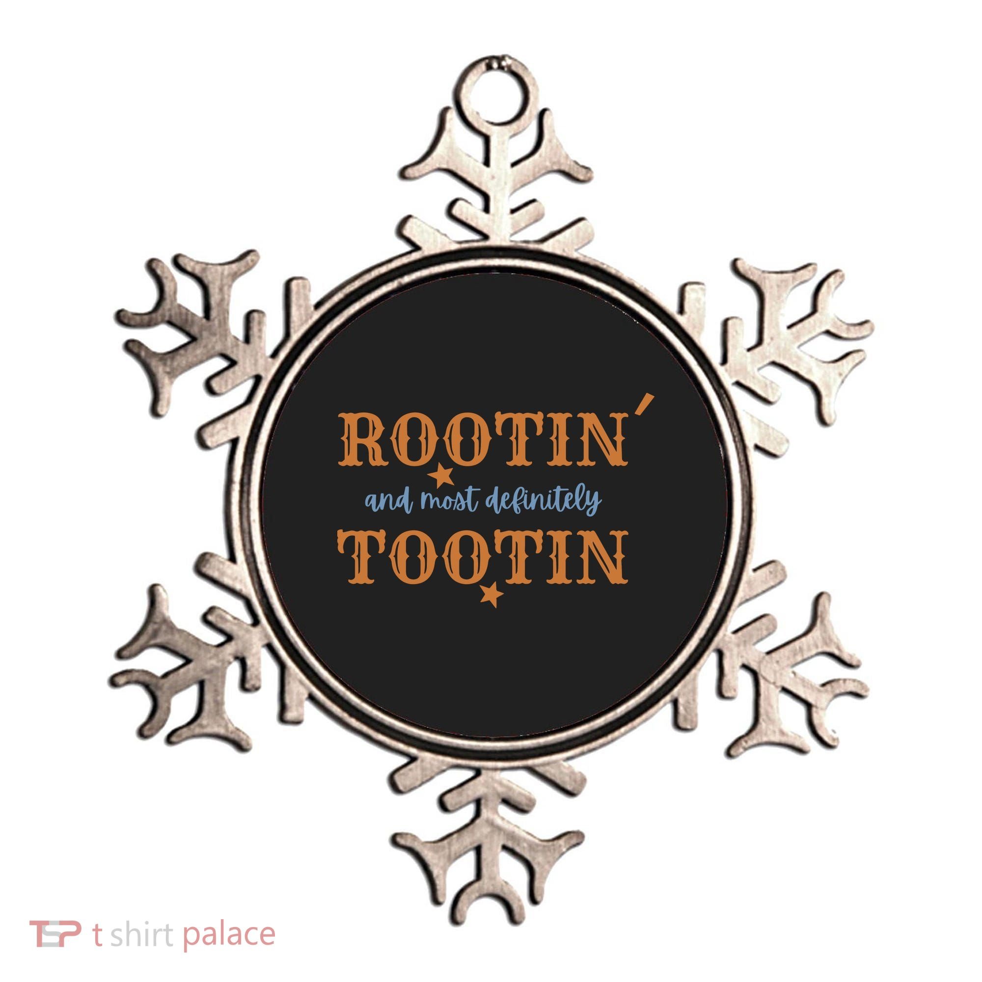 Rootin And Most Definitely Tootin Cowboy Ornament