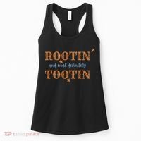 Rootin And Most Definitely Tootin Cowboy Women's Tank Top thumb 0