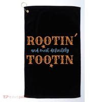 Rootin And Most Definitely Tootin Cowboy Golf Towel thumb 0