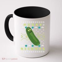 Rick and Morty Merry Pickle Rickmas Ugly Christmas  Coffee Mug thumb 0