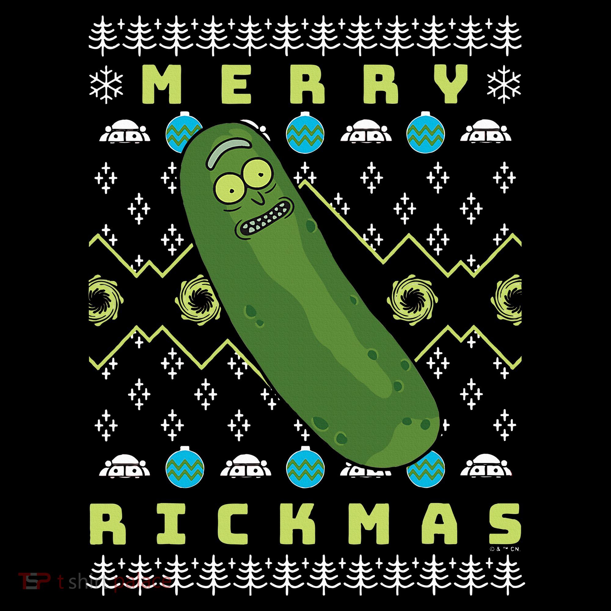 Rick and Morty Merry Pickle Rickmas Ugly Christmas  Coffee Mug