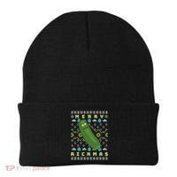 Rick and Morty Merry Pickle Rickmas Ugly Christmas  Beanie thumb 0