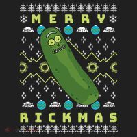 Rick and Morty Merry Pickle Rickmas Ugly Christmas  Hat thumb 2