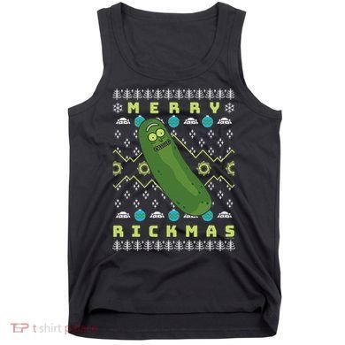 Rick and Morty Merry Pickle Rickmas Ugly Christmas  Tank Top
