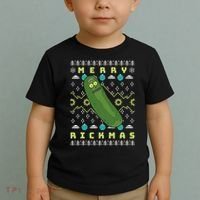 Rick and Morty Merry Pickle Rickmas Ugly Christmas  Toddler T-Shirt thumb 2