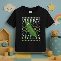 Rick and Morty Merry Pickle Rickmas Ugly Christmas  Toddler T-Shirt thumb 3