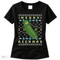 Rick and Morty Merry Pickle Rickmas Ugly Christmas  Women's T-Shirt thumb 0