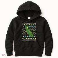 Rick and Morty Merry Pickle Rickmas Ugly Christmas  Kids Hoodie thumb 0