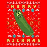 Rick and Morty Merry Pickle Rickmas Ugly Christmas  Santa Hat thumb 1