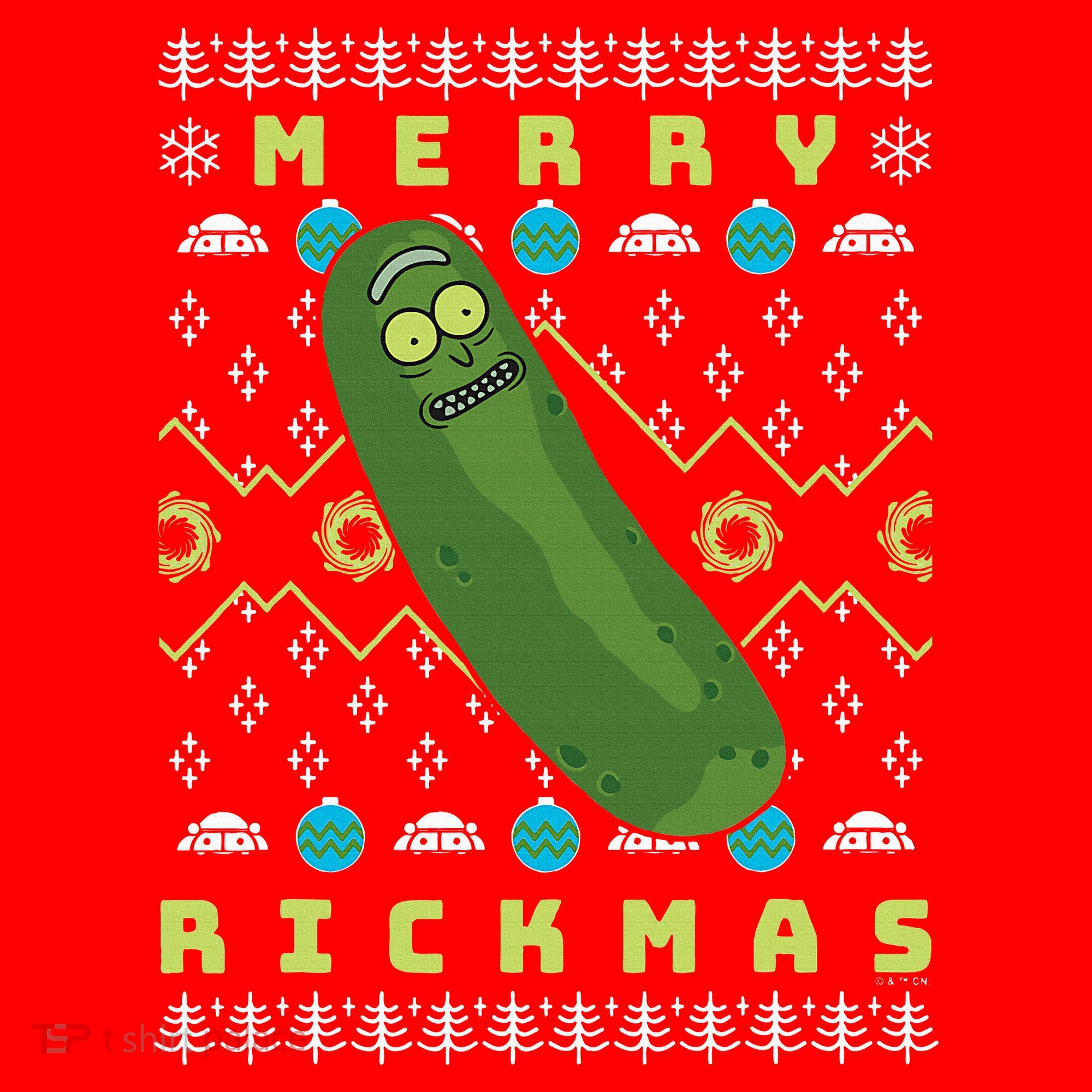 Rick and Morty Merry Pickle Rickmas Ugly Christmas  Santa Hat