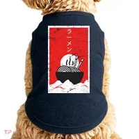 Ramen Noodles Retro Doggie Tank thumb 0
