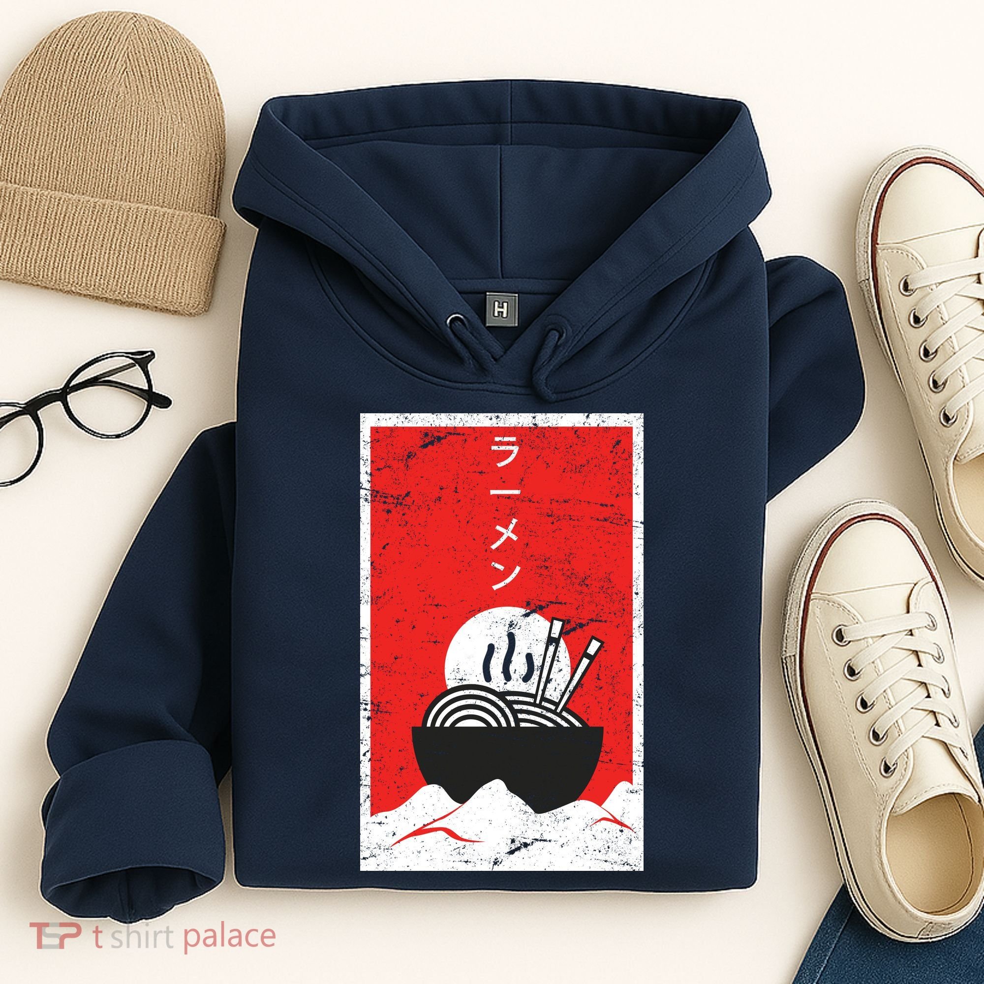 Ramen Noodles Retro Hoodie