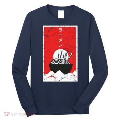 Ramen Noodles Retro Long Sleeve Shirt