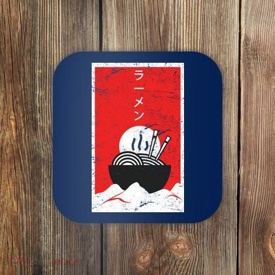 Ramen Noodles Retro Coaster