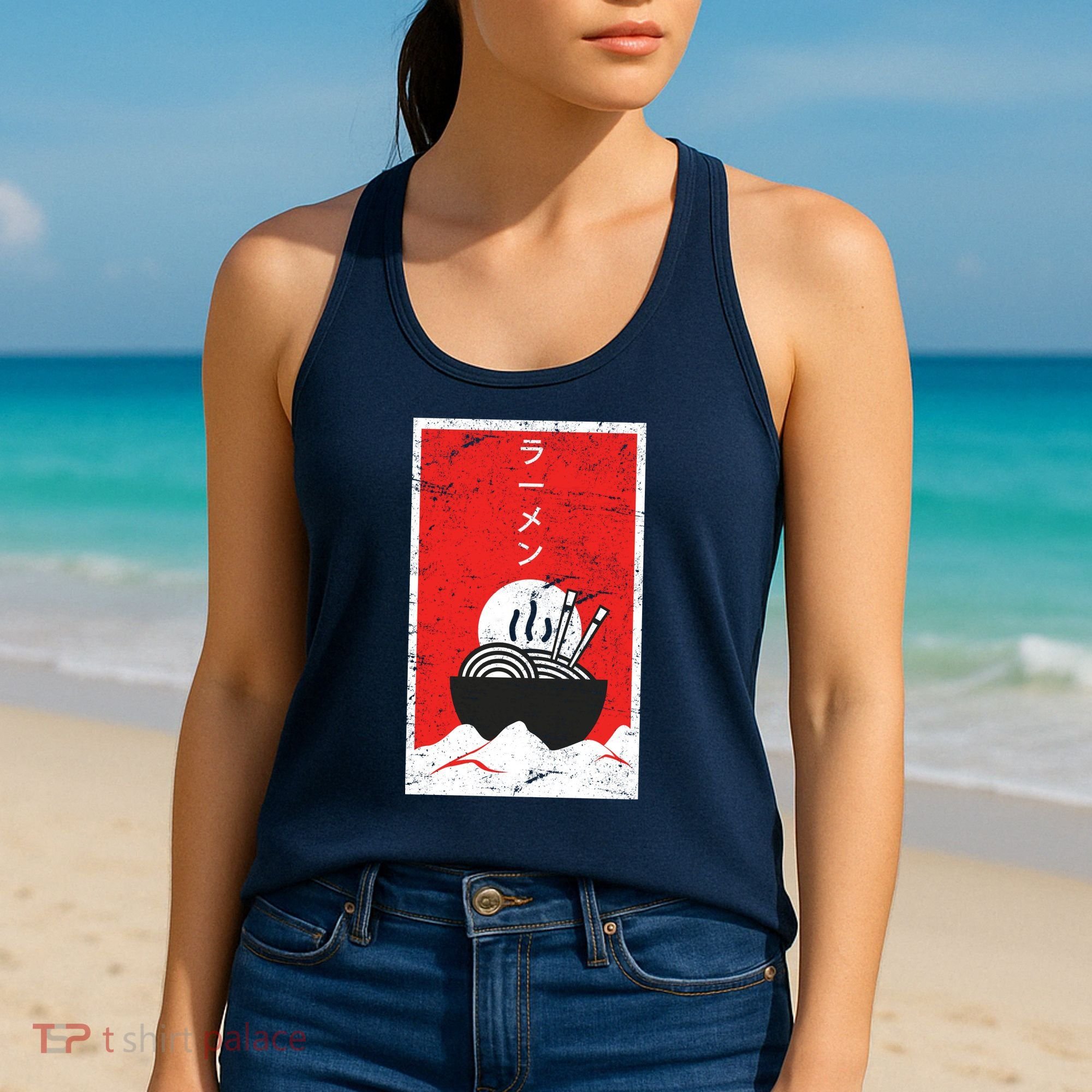 Ramen Noodles Retro Women's Tank Top