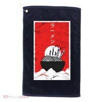 Ramen Noodles Retro Golf Towel thumb 0
