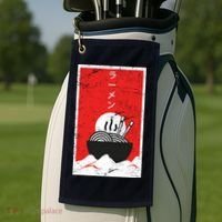 Ramen Noodles Retro Golf Towel thumb 2