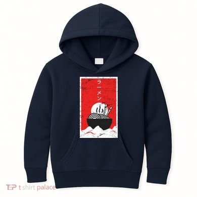 Ramen Noodles Retro Kids Hoodie