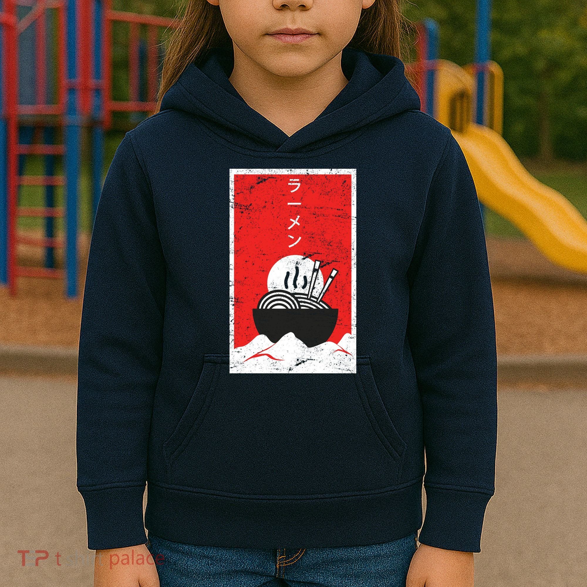 Ramen Noodles Retro Kids Hoodie