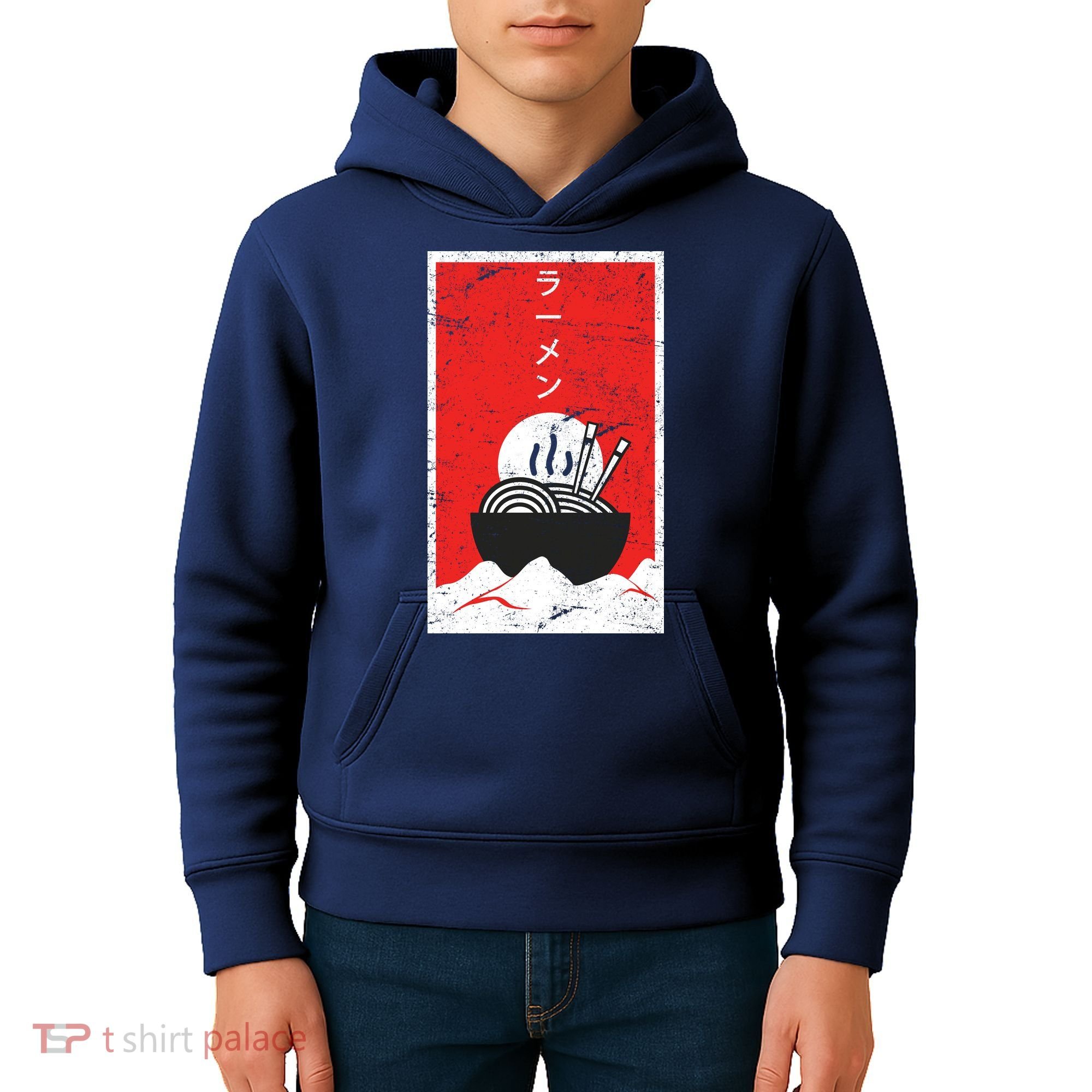 Ramen Noodles Retro Kids Hoodie
