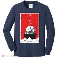 Ramen Noodles Retro Kids Long Sleeve Shirt thumb 0