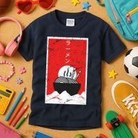 Ramen Noodles Retro Kids T-Shirt thumb 3