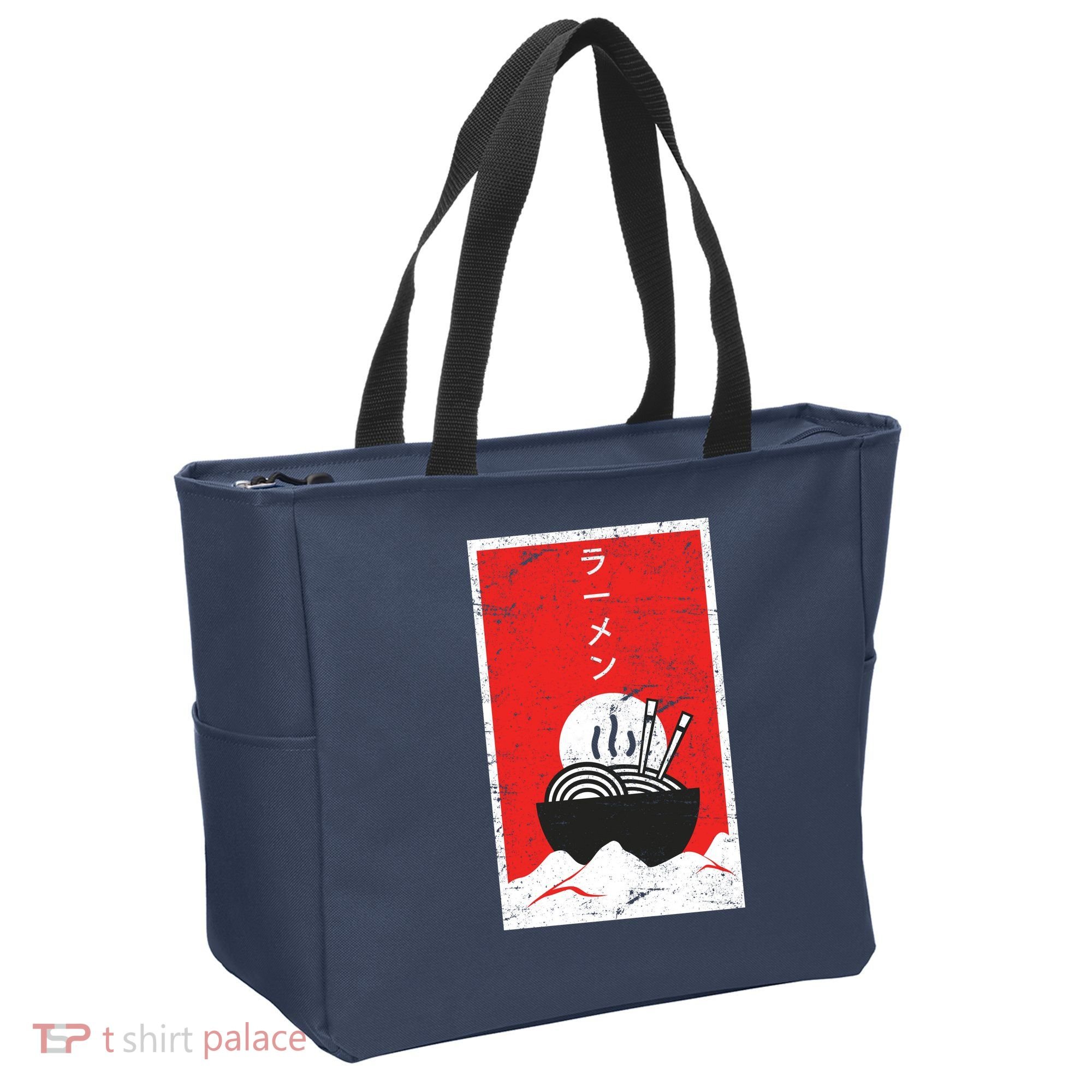 Ramen Noodles Retro Tote Bag