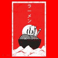 Ramen Noodles Retro Santa Hat thumb 1