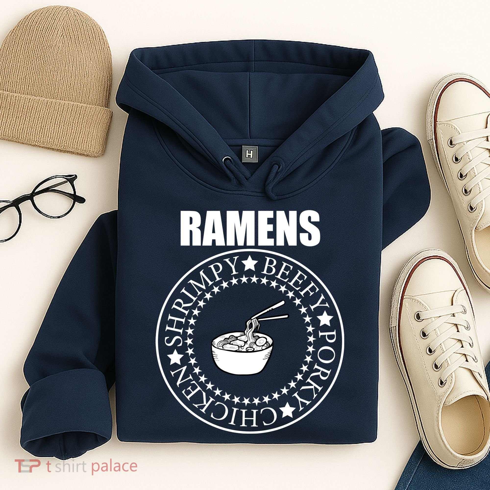 Ramens Shrimpy Beefy Porky Chicken Hoodie