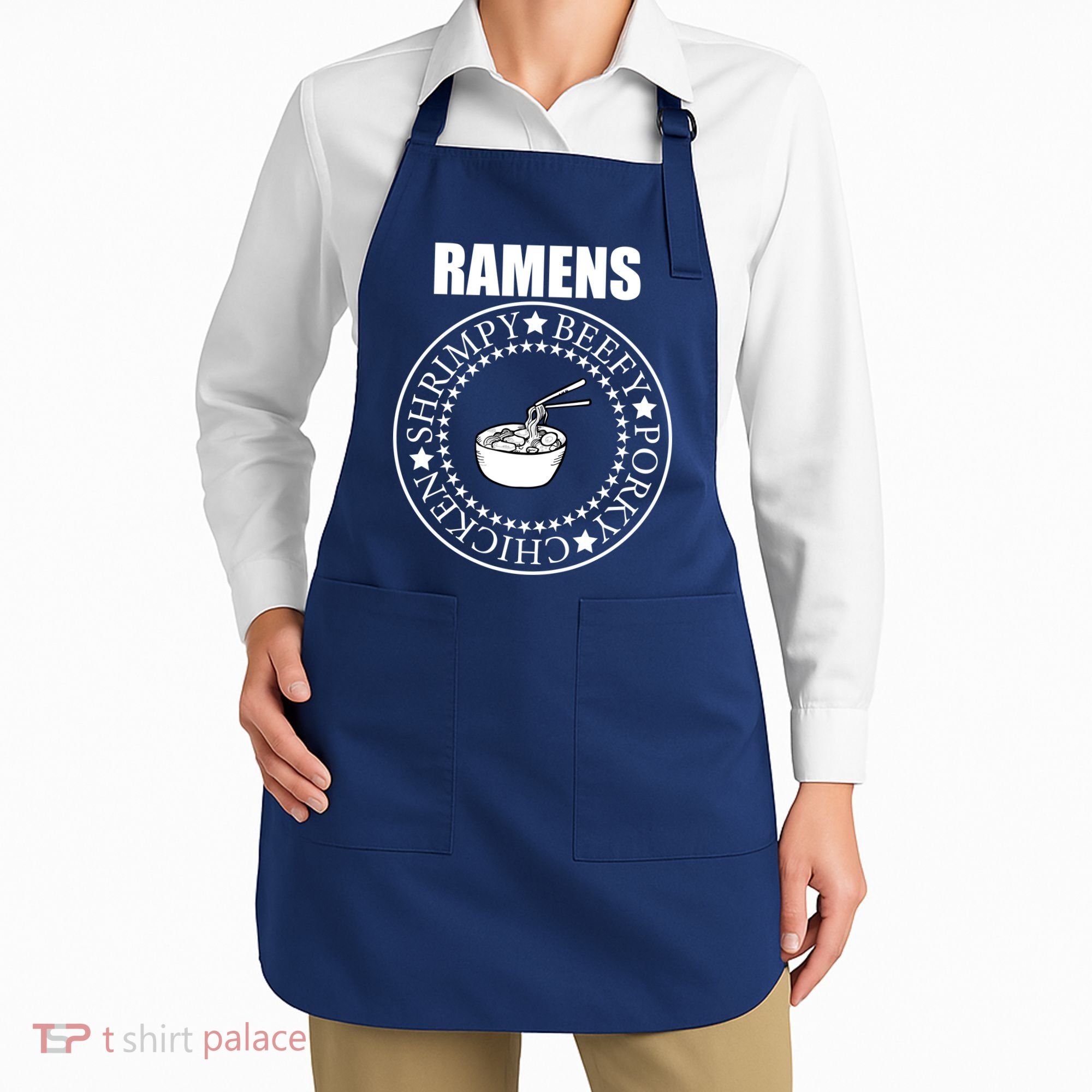 Ramens Shrimpy Beefy Porky Chicken Apron