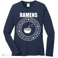 Ramens Shrimpy Beefy Porky Chicken Women's Long Sleeve Shirt thumb 0