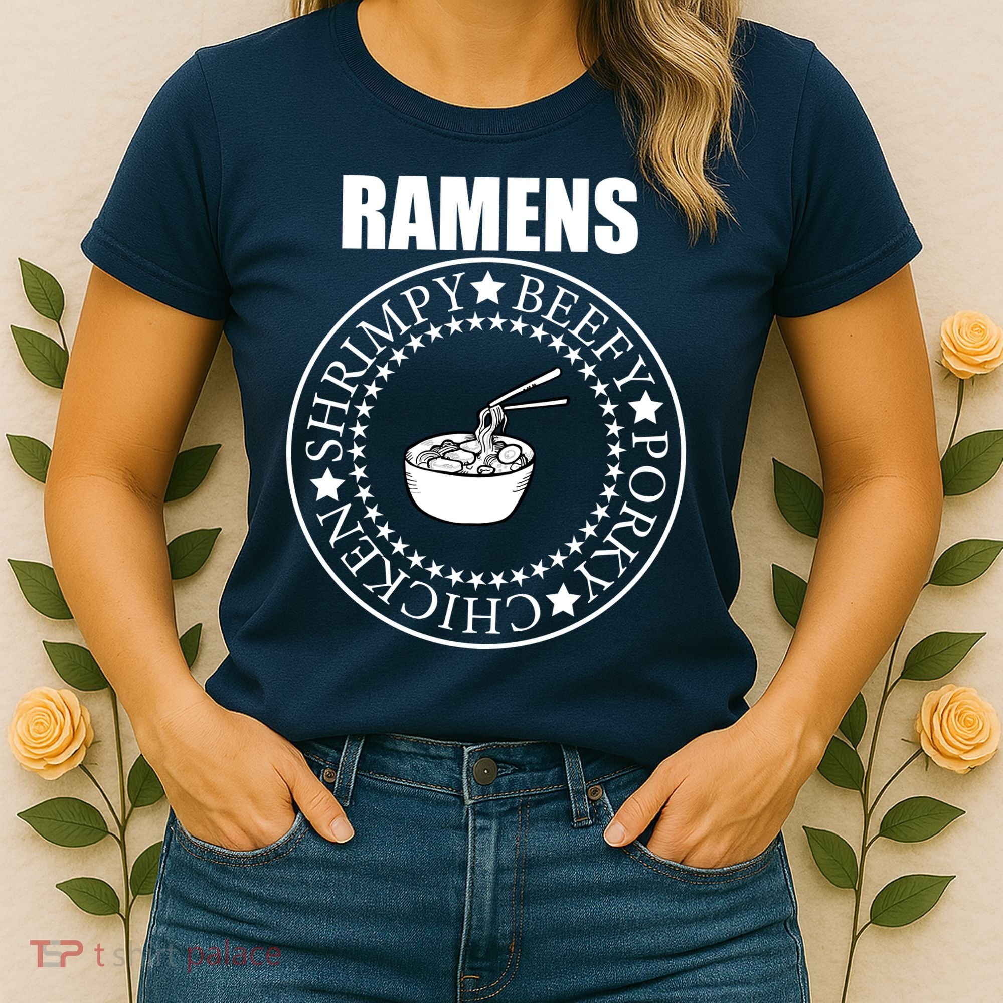 Ramens Shrimpy Beefy Porky Chicken Women's T-Shirt