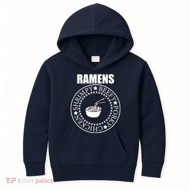 Ramens Shrimpy Beefy Porky Chicken Kids Hoodie