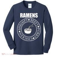 Ramens Shrimpy Beefy Porky Chicken Kids Long Sleeve Shirt thumb 0