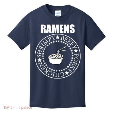 Ramens Shrimpy Beefy Porky Chicken Kids T-Shirt