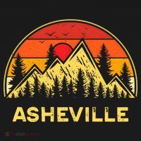 Retro Asheville North Carolina Nc Mountains Hiking Souvenir Cute Gift Women's Hoodie thumb 2