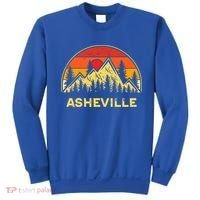 Retro Asheville North Carolina Nc Mountains Hiking Souvenir Cute Gift Sweatshirt thumb 0