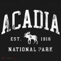 Retro Acadia National Park Maine Est 1916 Hiking T-Shirt thumb 7