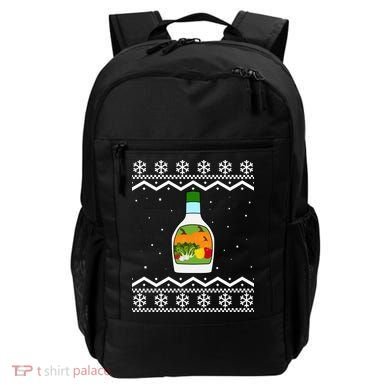 Ranch Bottle Funny Ugly Christmas Backpack