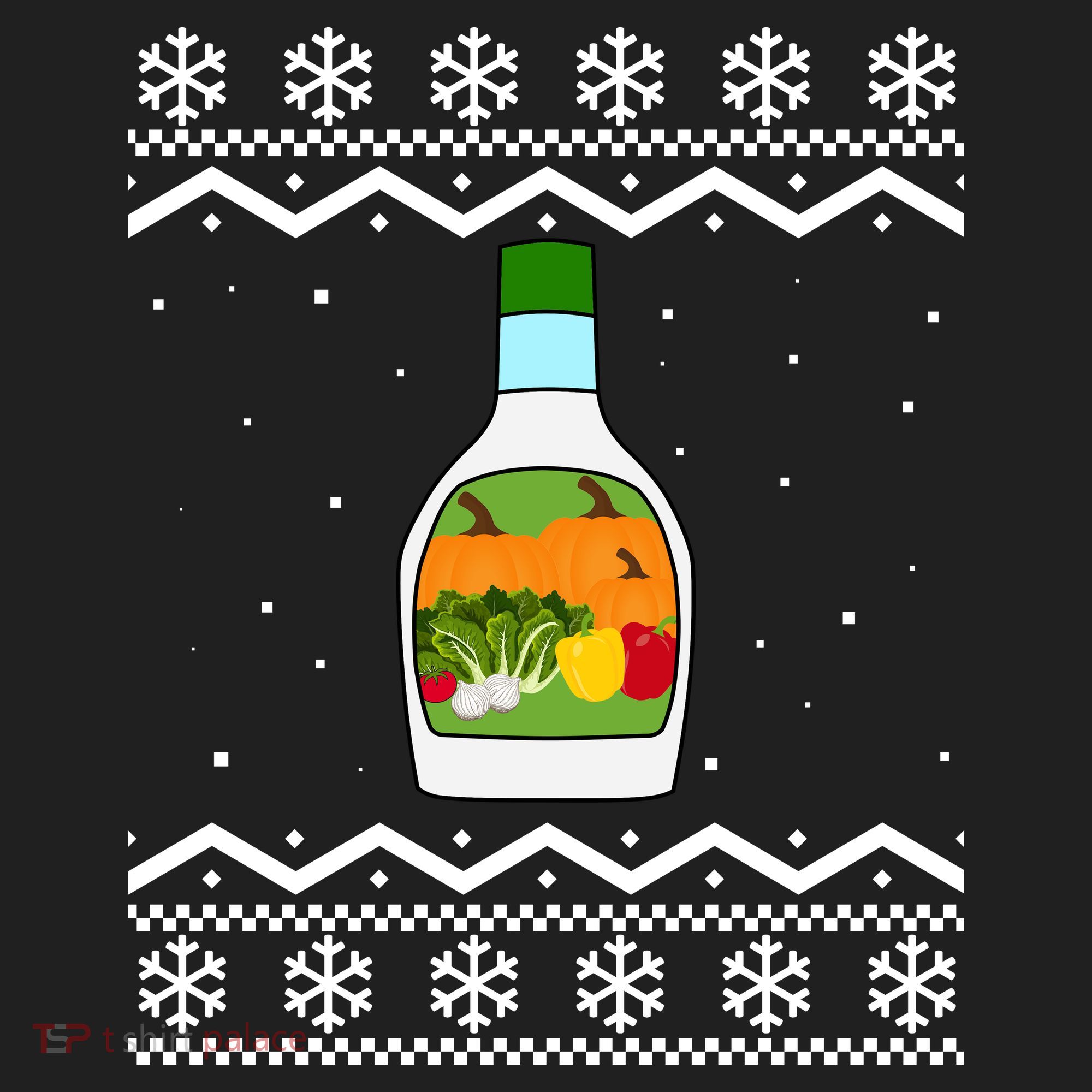 Ranch Bottle Funny Ugly Christmas Tumbler