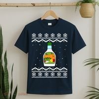 Ranch Bottle Funny Ugly Christmas T-Shirt thumb 2